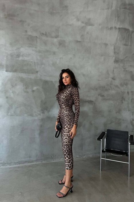 FUSTANI THJESHTE ME MENGE TE GJATA PER FEMRA ME DIZJAN LEOPARD - 3