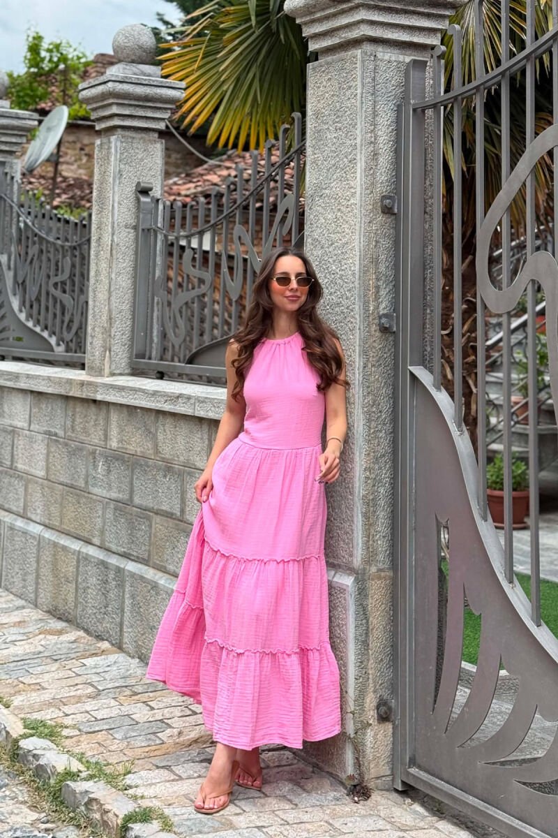 FUSTAN LINO PER FEMRA NE NGJYRE ROZE - 4