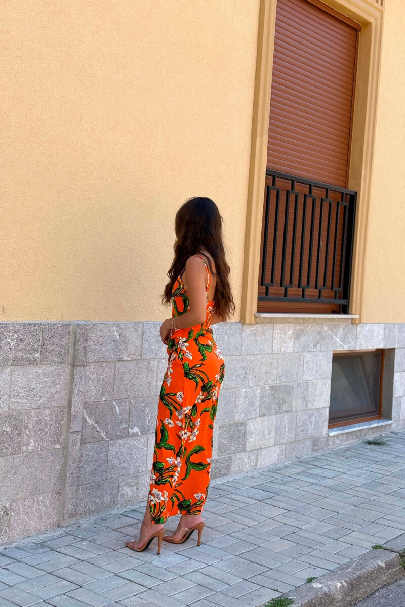 FUSTAN ME LULE PER FEMRA NE NGJYRE PORTOKALLI - 2