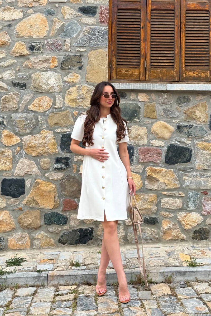 FUSTAN ME MENGE TE SHKURTA PER FEMRA NE NGJYRE TE BARDHE - 3