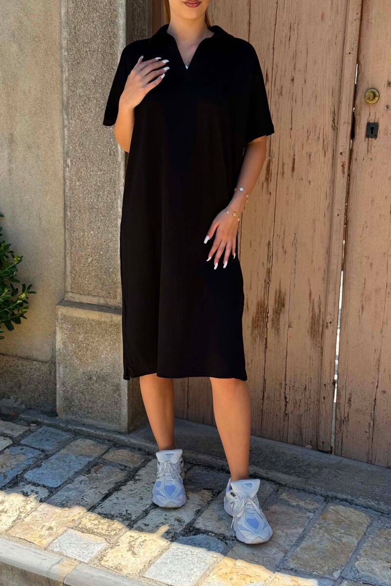 FUSTAN ME MENGE TE SHKURTRA DHE JAKE POLO PER FEMRA NE NGJYRE TE ZEZE - 2