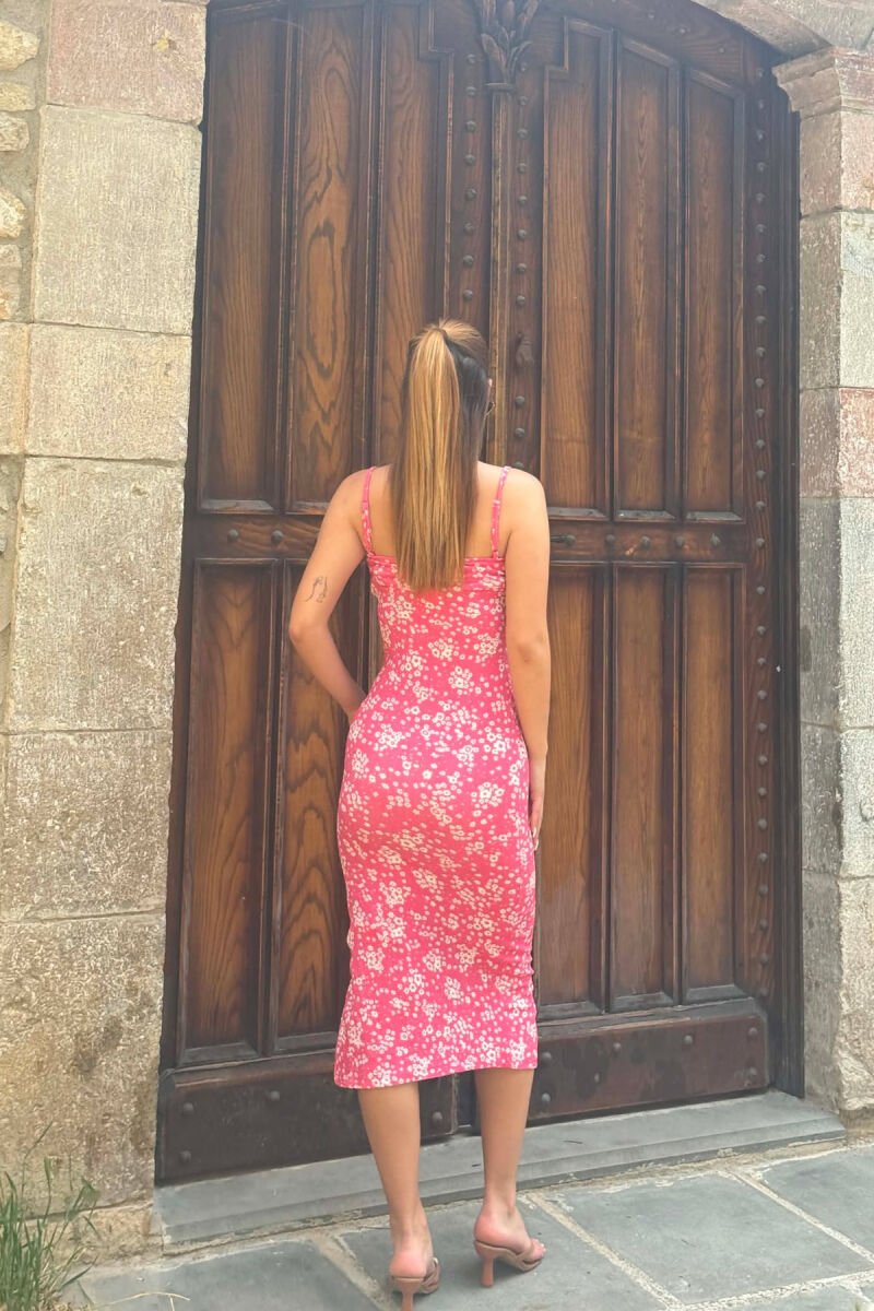FUSTAN ME MOTIVE LULESH PER FEMRA NE NGJYRE ROZE - 5