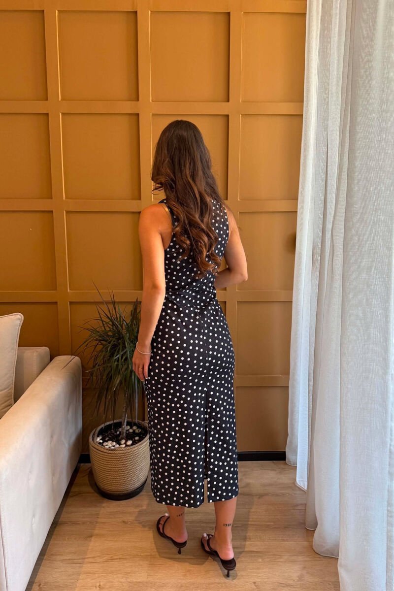 FUSTAN ME POLKA DOTS PER FEMRA NE NGJYRE BLU TE ERRET - 4