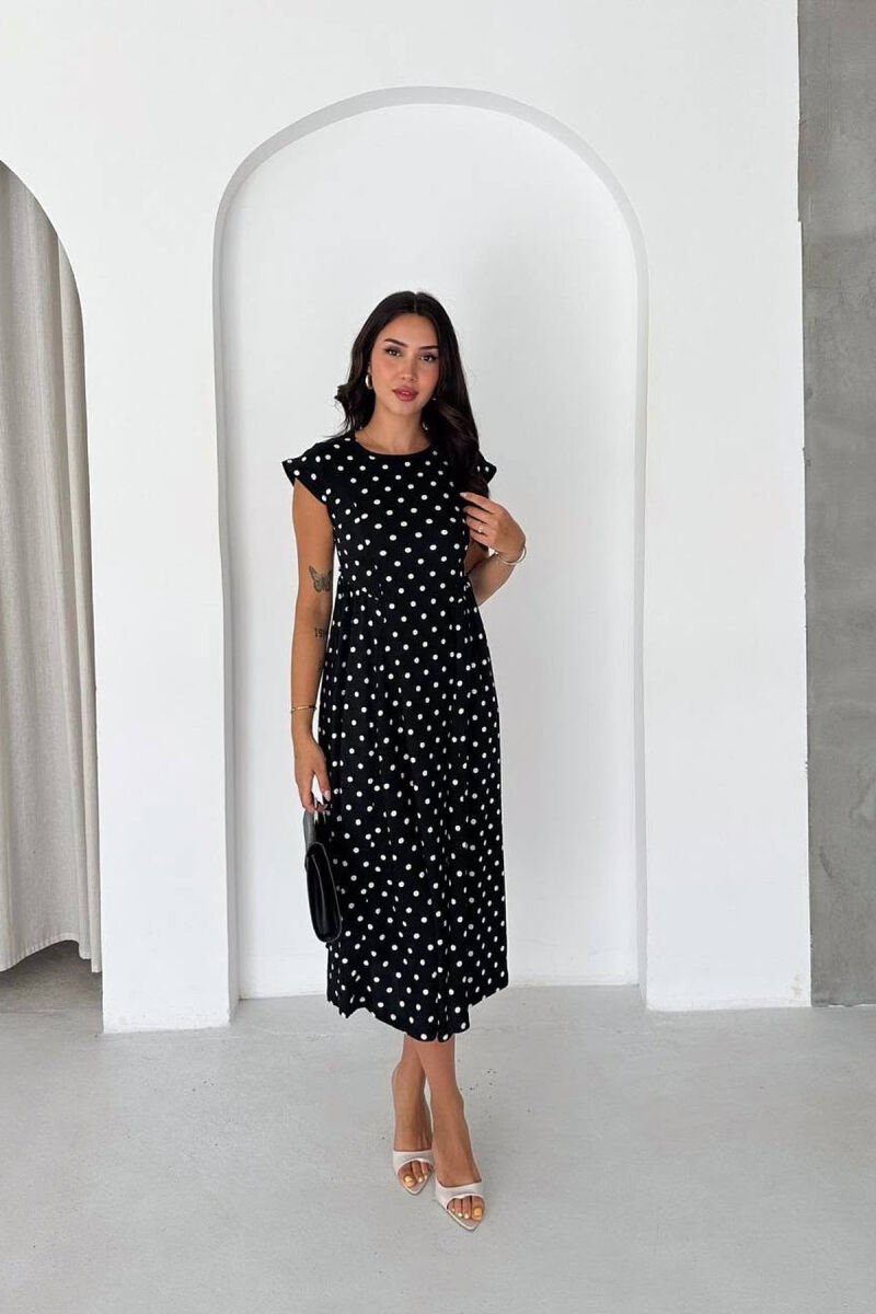 FUSTAN ME POLKA DOTS PER FEMRA NE NGJYRE TE ZEZE - 1