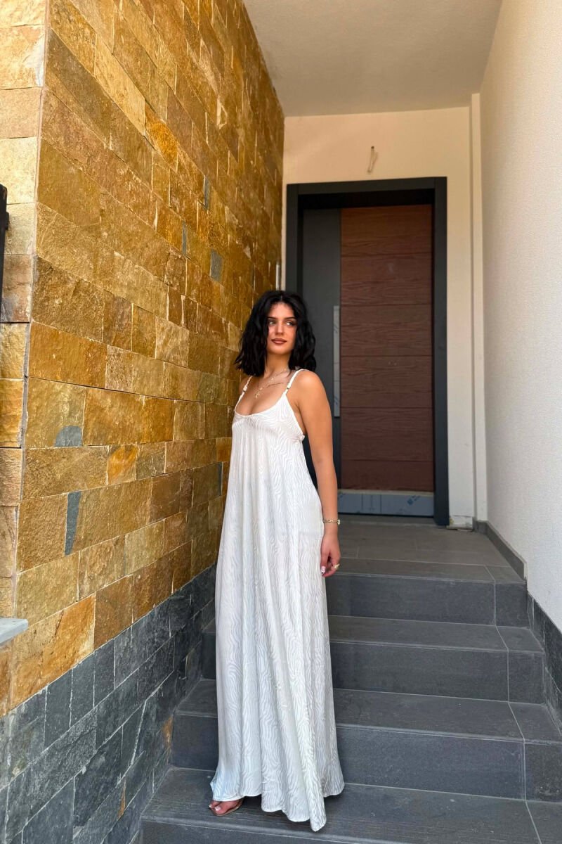 FUSTAN ME RRIPA TE HOLLE PER FEMRA NE NGJYRE TE BARDHE - 4