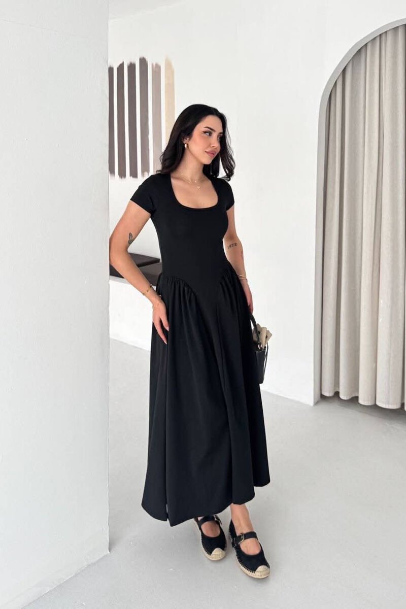 FUSTAN NJE NGJYRESH ME MENGE TE SHKURTRA PER FEMRA NE NGJYRE TE ZEZE - 2