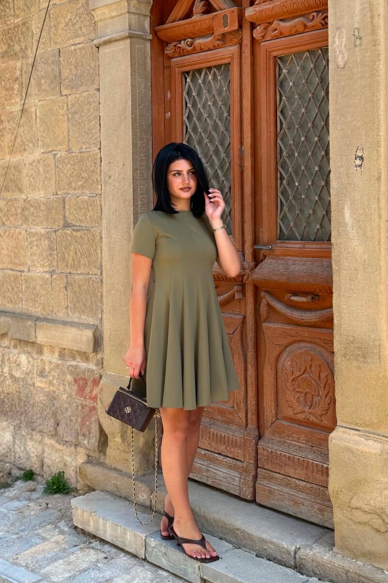 FUSTAN NJE NGJYRESH ME MENGE TE SHKURTRA PER FEMRA NE NGJYRE ULLI - 3