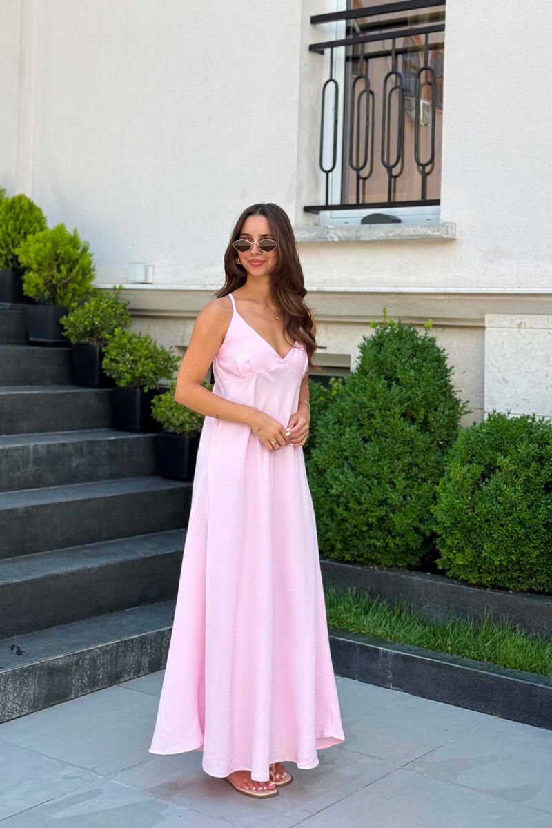 FUSTAN NJE NGJYRESH ME RRIPA PER FEMRA NE NGJYRE ROZE - 6