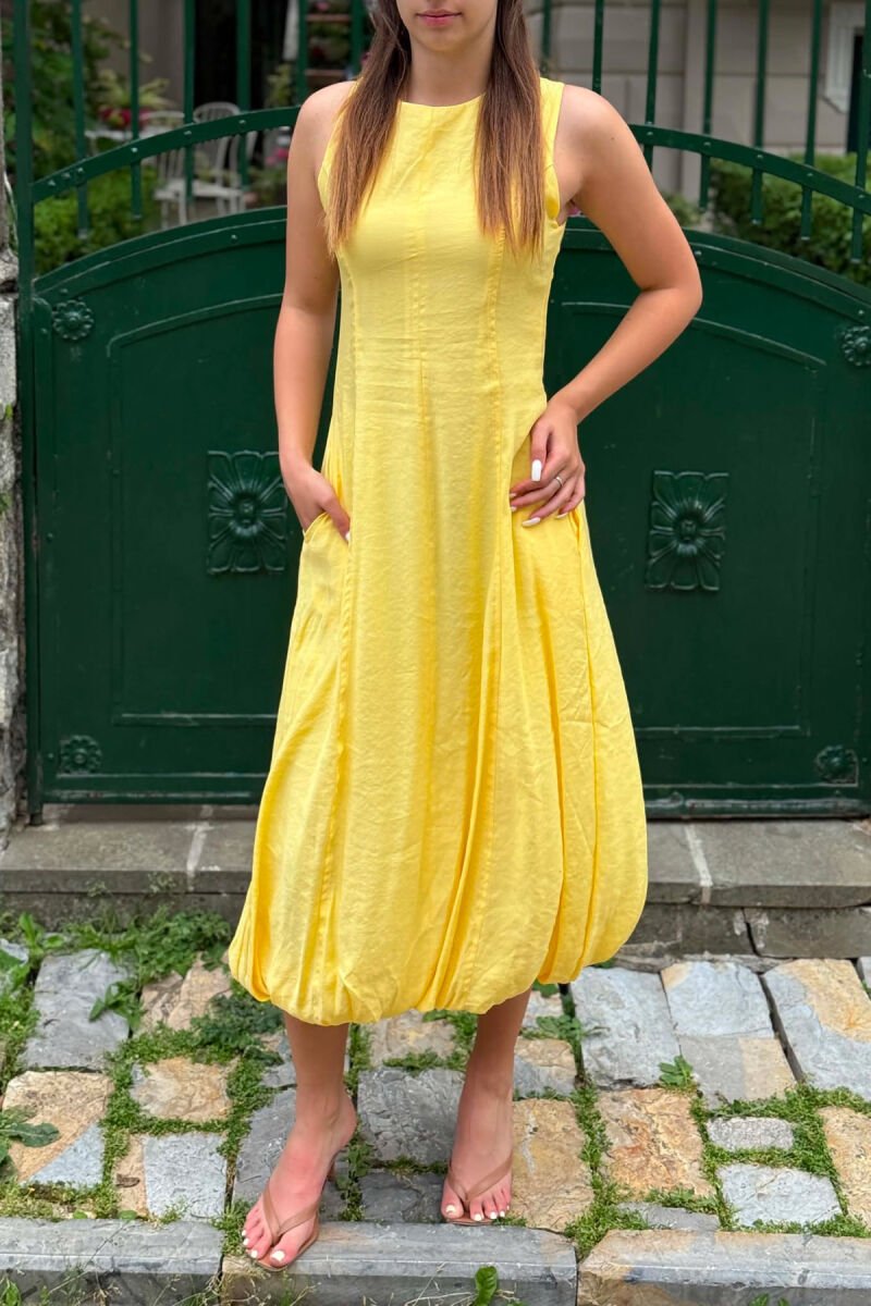 FUSTAN NJE NGJYRESH PA MENGE PER FEMRA NE NGJYRE LIMON - 3