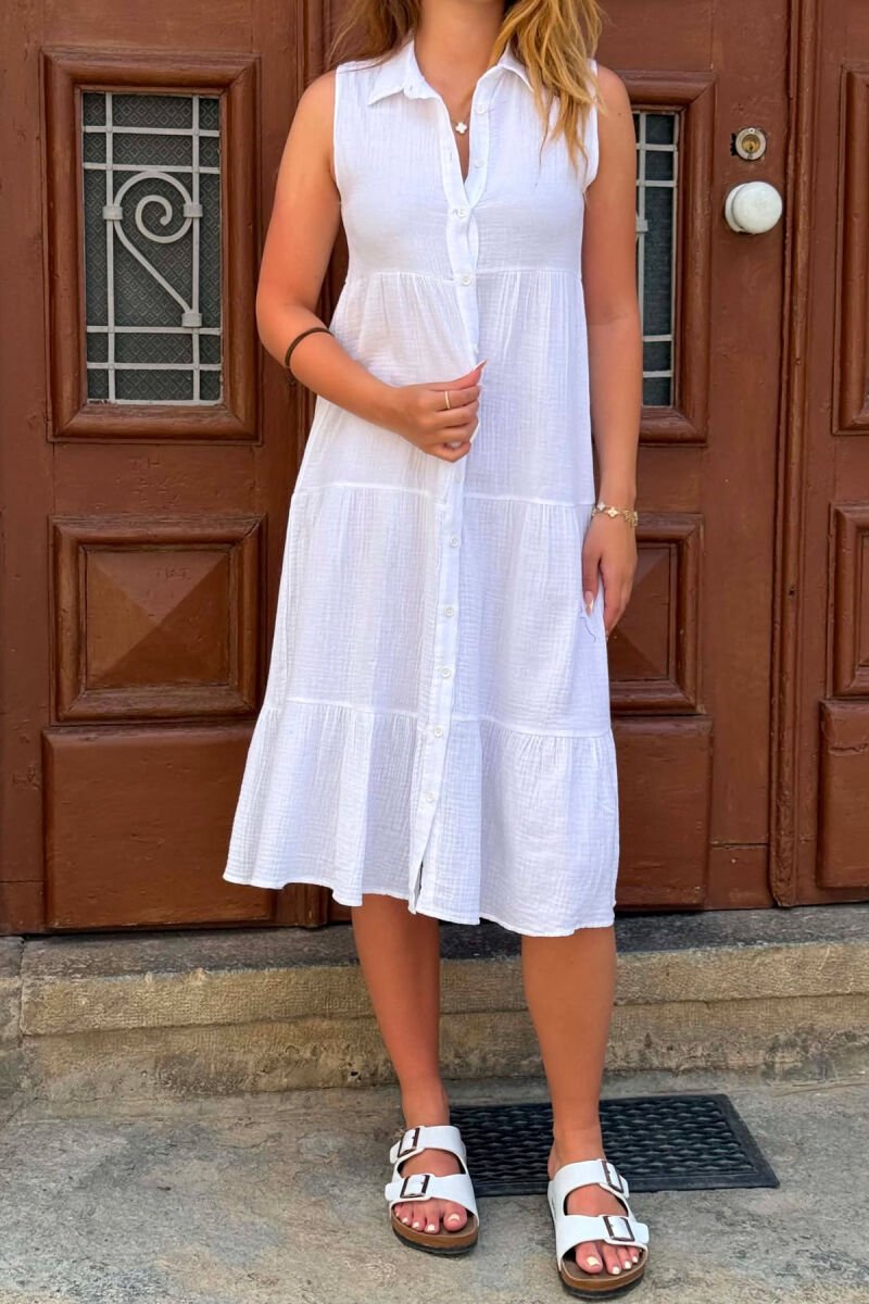 FUSTAN NJE NGJYRESH PA MENGE PER FEMRA NE NGJYRE TE BARDHE - 4