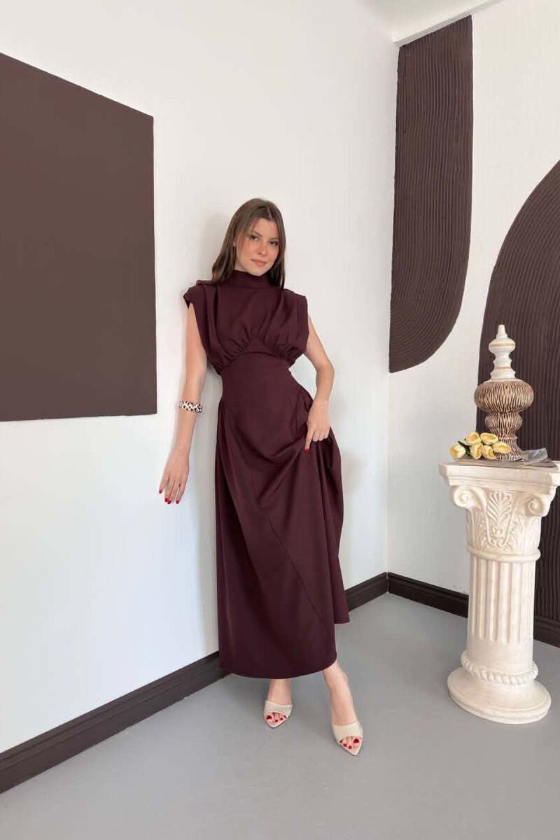 FUSTAN NJE NGJYRESH PA MENGE PER FEMRA NE NGJYRE VISHNJE - 3