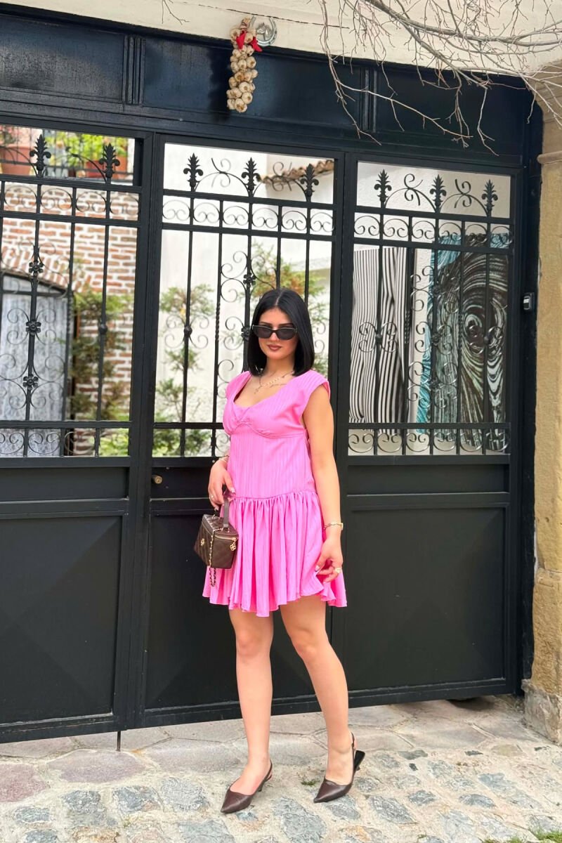 FUSTAN NJE NGJYRESH PER FEMRA NE NGJYRE ROZE - 1