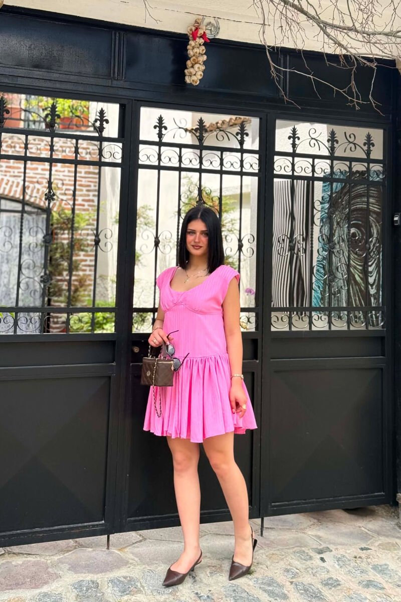 FUSTAN NJE NGJYRESH PER FEMRA NE NGJYRE ROZE - 5