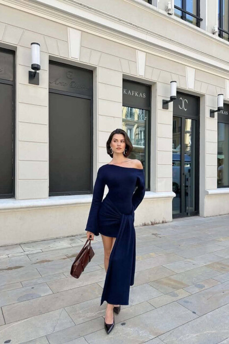 FUSTAN PER FEMRA NE NGJYRE BLU - KLAUDIO FASHION