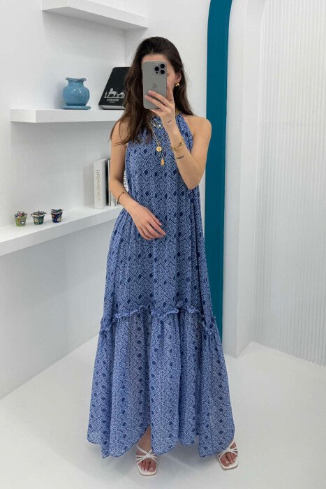 FUSTAN PËR FEMRA NË NGJYRËN BLU - 1