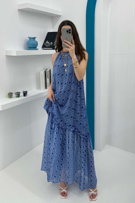 FUSTAN PËR FEMRA NË NGJYRËN BLU - 2