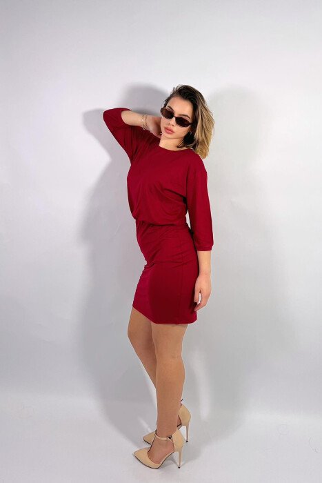 FUSTAN PËR FEMRA NË NGJYRËN VISHNJË - 3