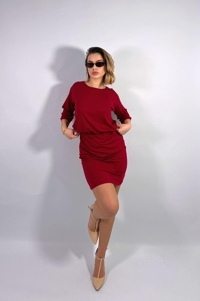 FUSTAN PËR FEMRA NË NGJYRËN VISHNJË - 5