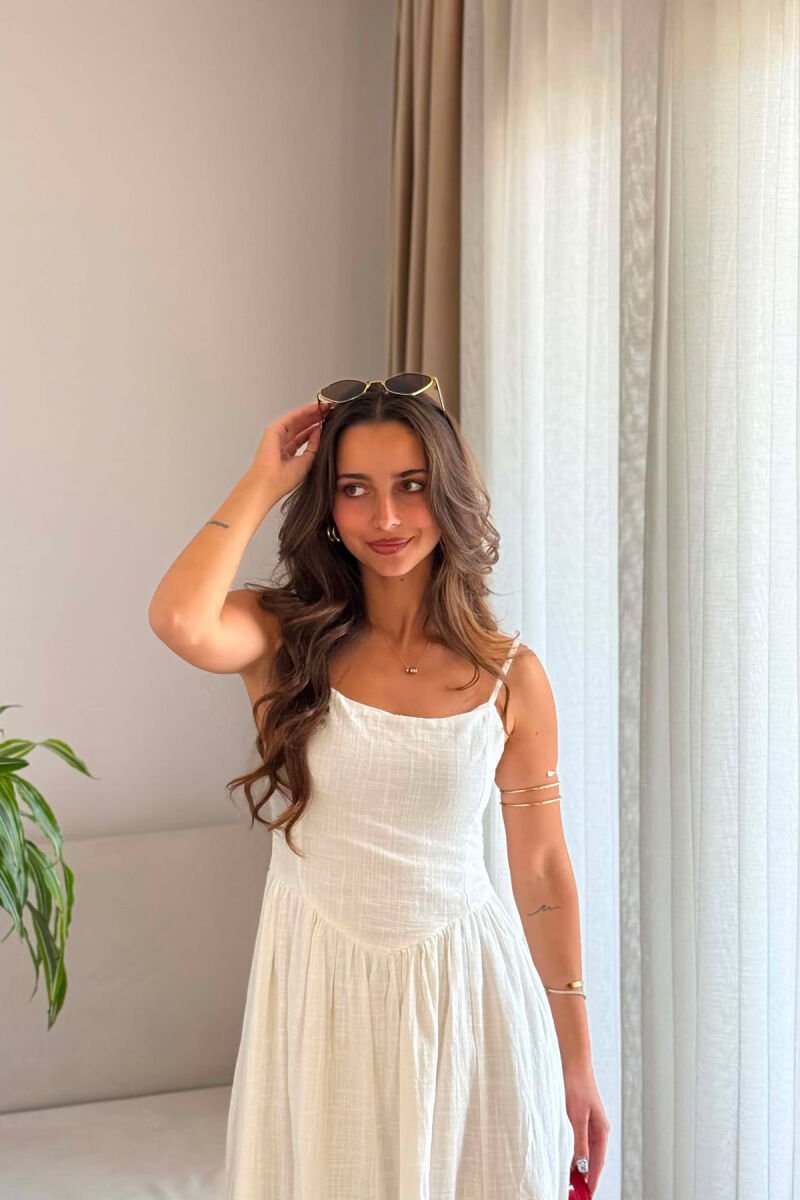 FUSTAN NJE NGJYRESH PER FEMRA NE NGJYRE TE BARDHE - 3