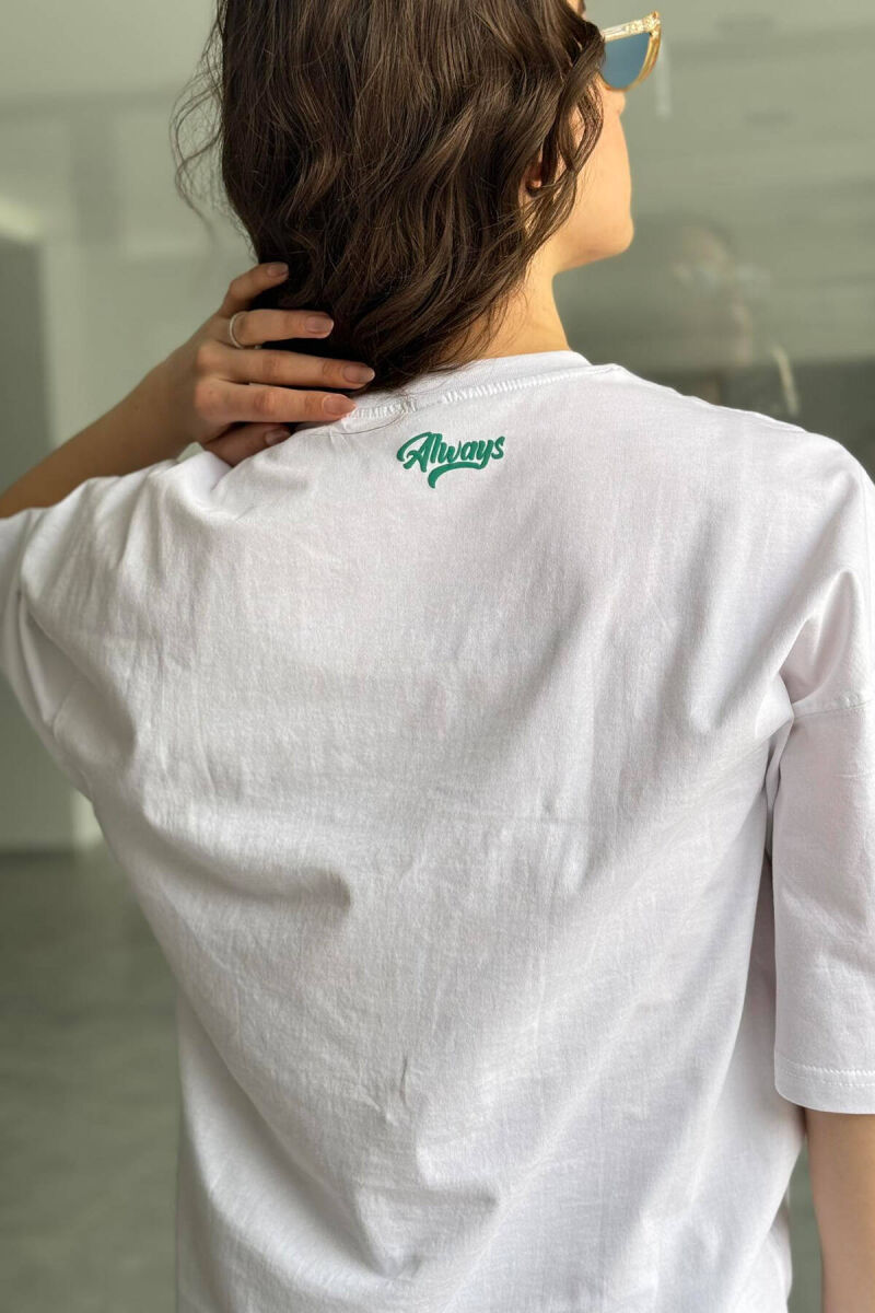 GET TIME TO YOURSELF WOMAN T-SHIRT WHITE-E BARDHE - 3