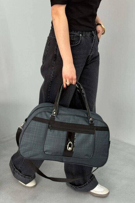 HANDLE ONE COLOR TRAVEL BAG BLUE/BLU - 1