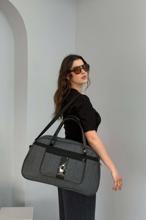 HANDLE ONE COLOR TRAVEL BAG GREY/GRI - 1