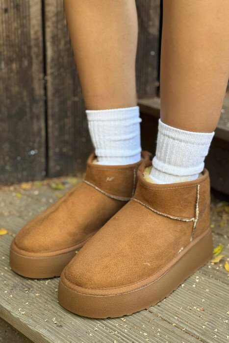 HIGH HEEL SIMPLE WOMEN UGG BROWN/KAFE 