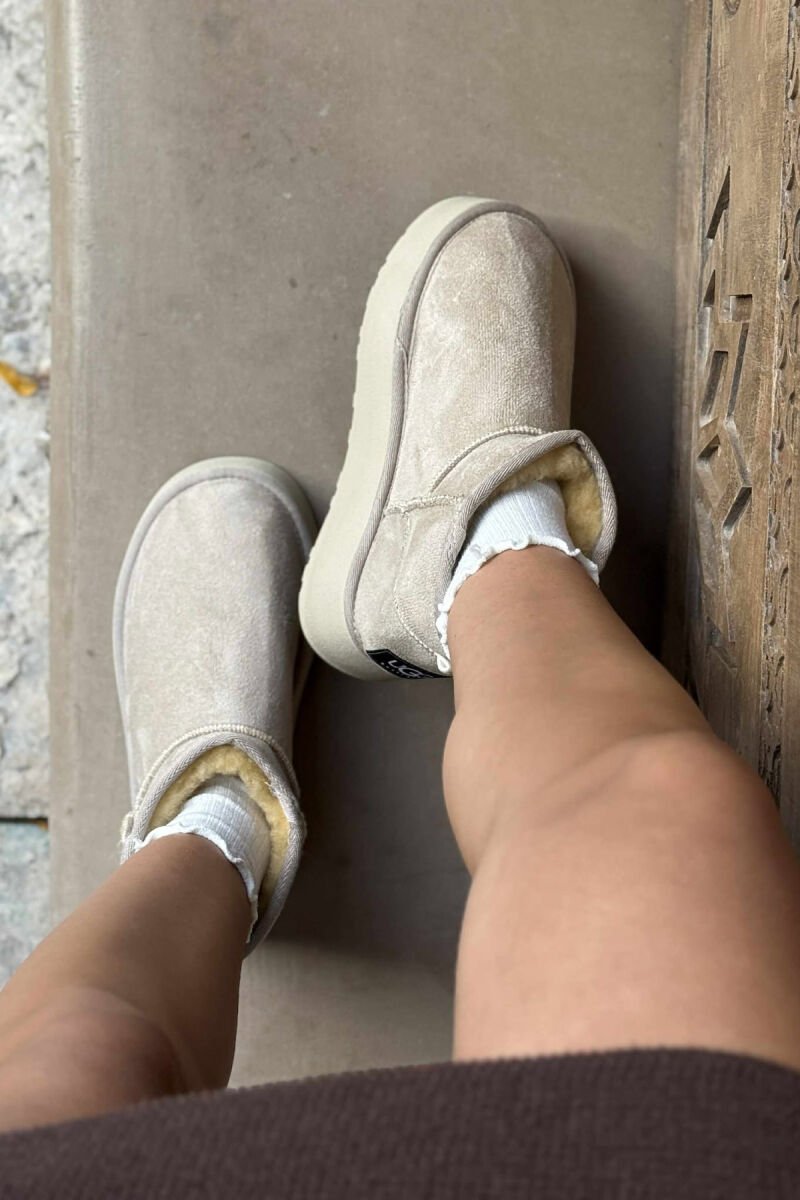 HIGH HEEL SIMPLE WOMEN UGG CREAM/KREM - 3