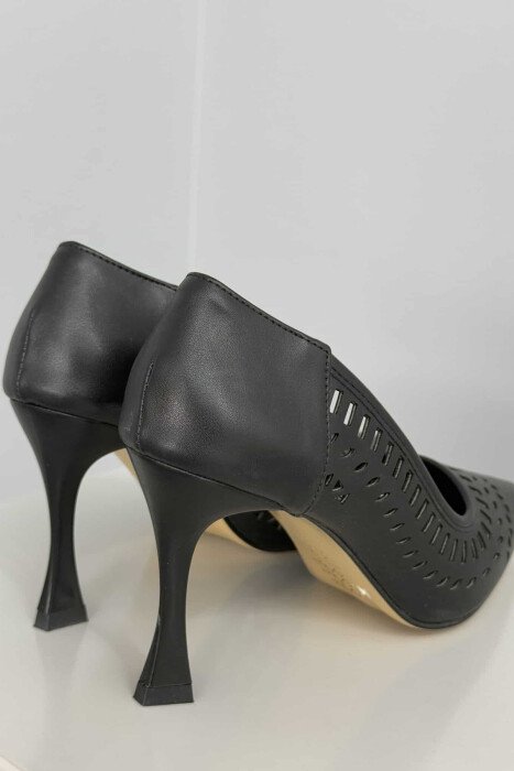 ONE COLOR HIGH HEEL WOMEN SHOES BLACK/ E ZEZE - 2