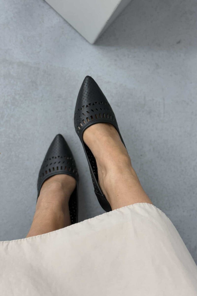 ONE COLOR HIGH HEEL WOMEN SHOES BLACK/ E ZEZE - 3