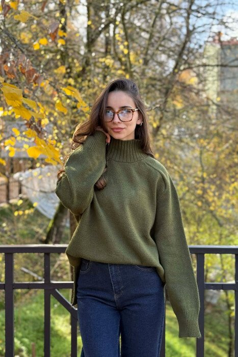 TRIKO E THJESHTË ME JAKE GOLF PER FEMRA NË NGJYRE JESHILE - KLAUDIO FASHION