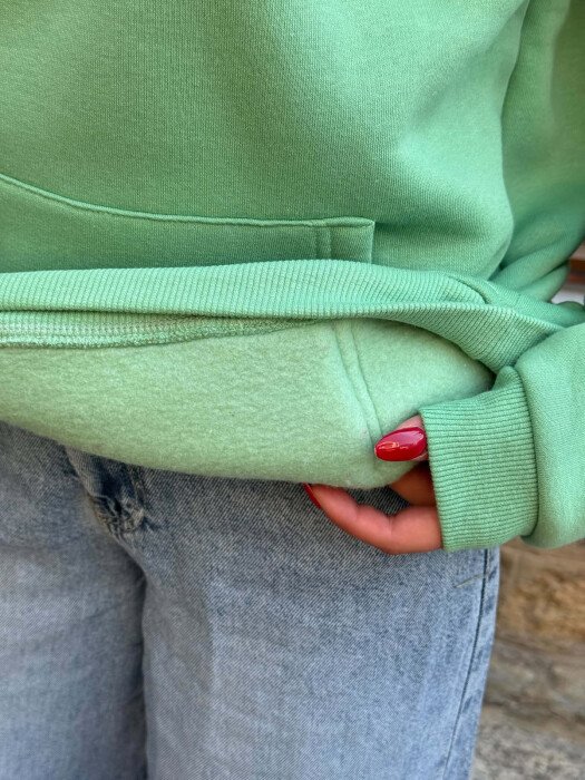 HODDIE ME IMAZH PER FEMRA NE NGJYRE JESHILE - 4