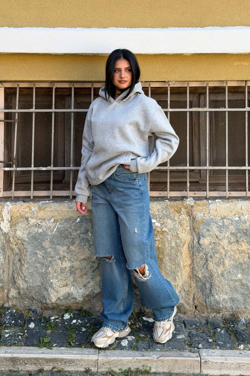 HODDIE ME PUSH PER FEMRA NE NGJYRE GRI TE ZBARDHUR - 2
