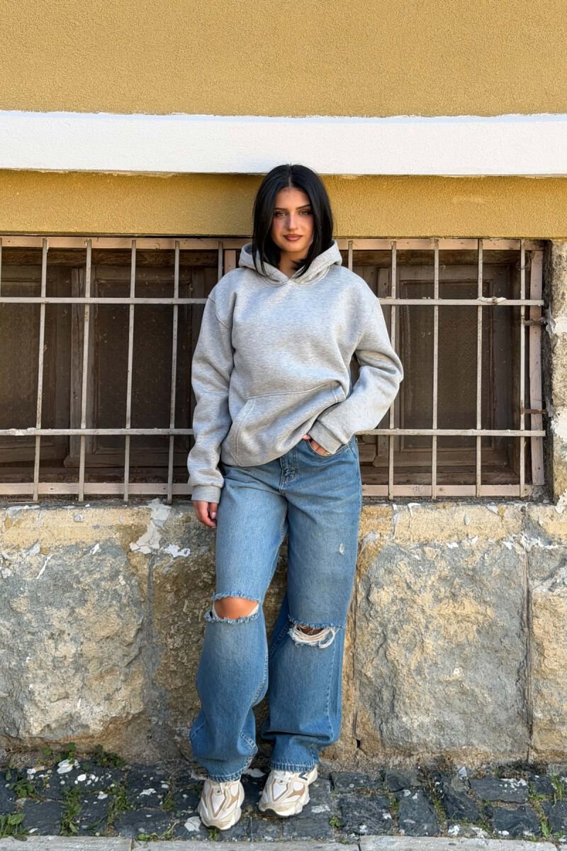 HODDIE ME PUSH PER FEMRA NE NGJYRE GRI TE ZBARDHUR - 5