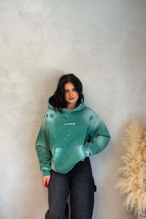 HODDIE PER FEMRA NE NGJYRE JESHILE - 4
