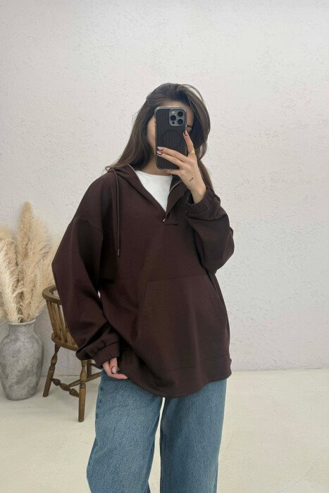 HODDIE PER FEMRA NE NGJYRE KAFE - 3