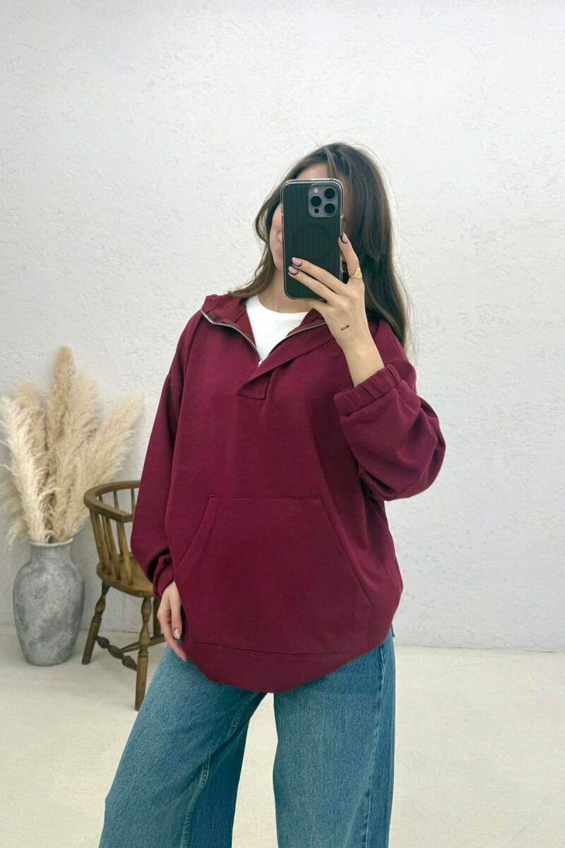 HODDIE PER FEMRA NE NGJYRE VISHNJE - 4