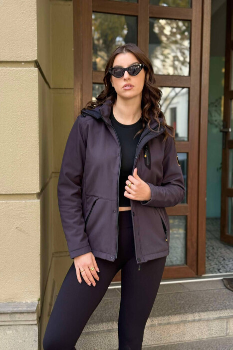 ZIPPERED WOMEN PUFFER JACKET BLUE/BLU - 9