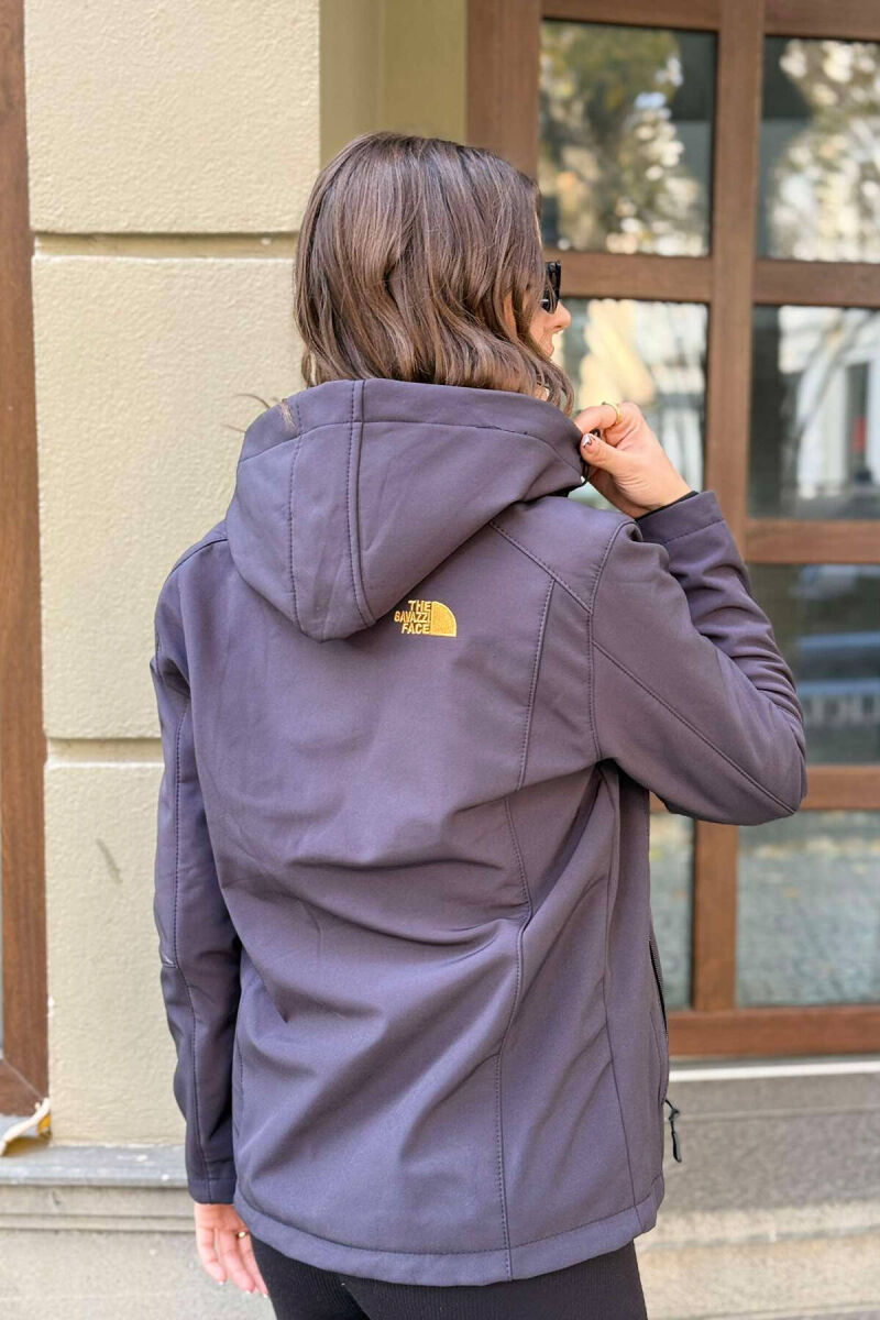 ZIPPERED WOMEN PUFFER JACKET BLUE/BLU - 11