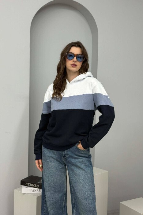 HOODIE E THJESHTE ME PUSH PER FEMRA NE NGJYRE GRI - 1