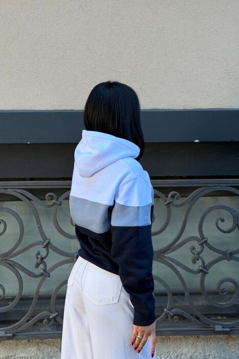 HOODIE E THJESHTE ME PUSH PER FEMRA NE NGJYRE GRI - 5