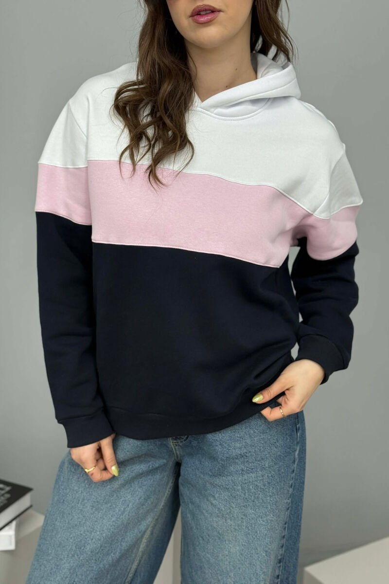 HOODIE E THJESHTE ME PUSH PER FEMRA NE NGJYRE ROZE - 4