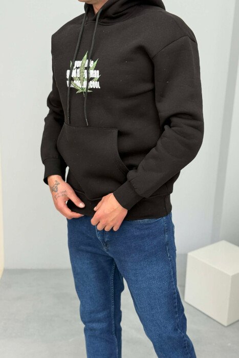 HOODIE ME IMAZH PARA&PAS DHE PUSH PER MESHKUJ NE NGJYRE TE ZEZE - 1