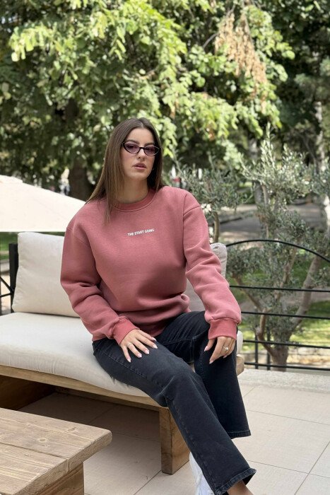 HOODIE ME PUSH ME DIZANJ TË THJESHTE TË VOGËL PARA PËR FEMRA NË NGJYRËN UTHULL - 1
