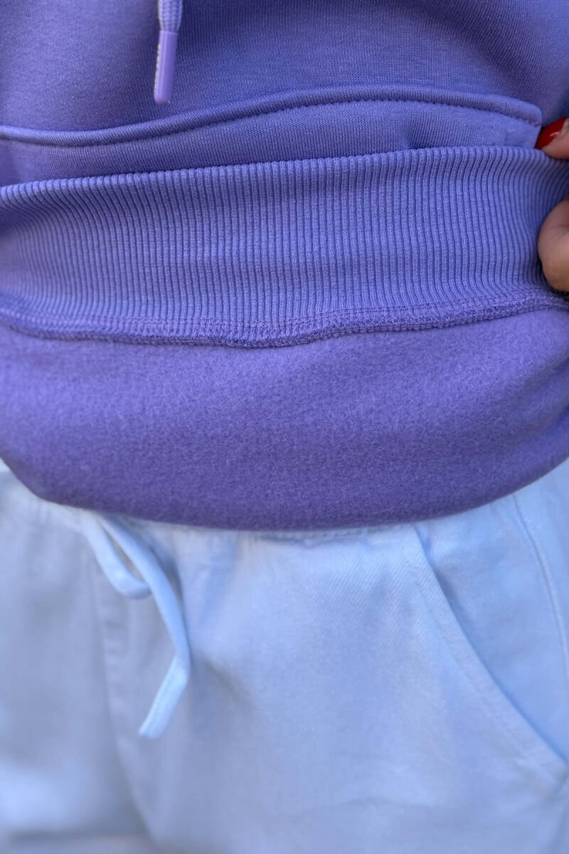 HOODIE NJE NGJYRESHE ME PUSH PER FEMRA NE NGJYRE LEJLA - 4