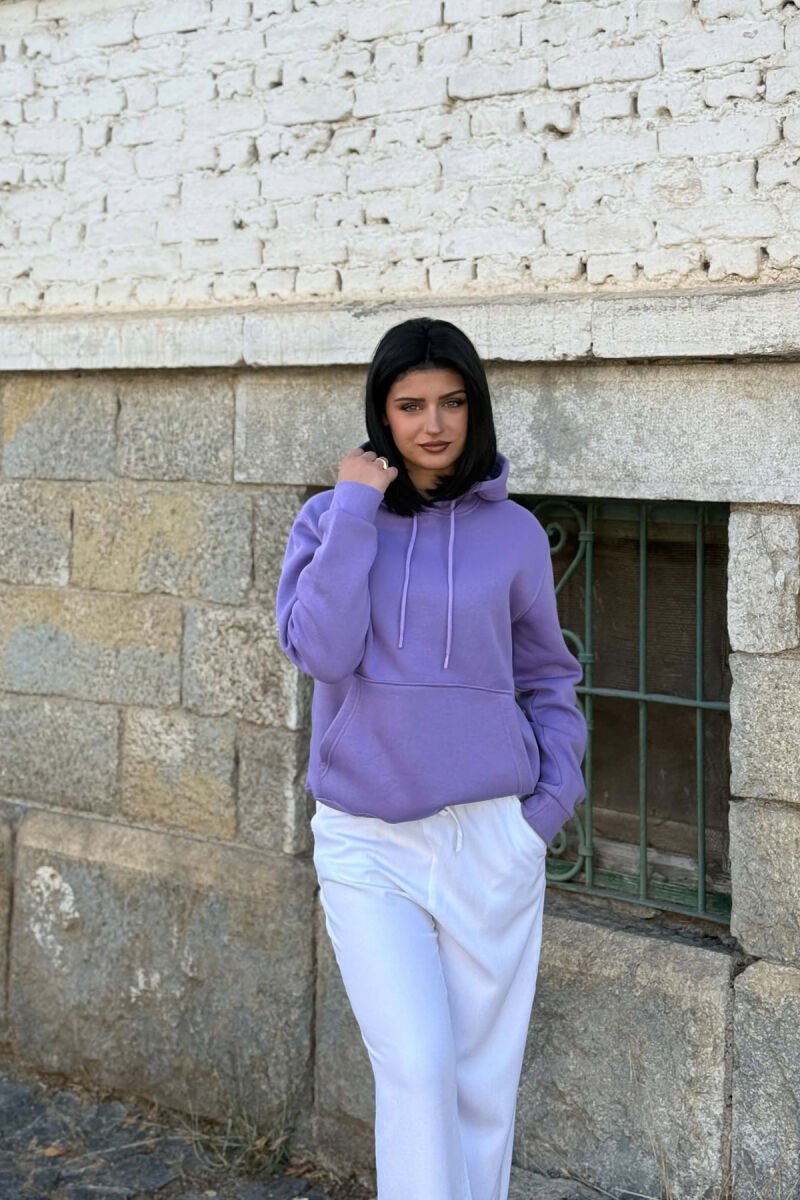 HOODIE NJE NGJYRESHE ME PUSH PER FEMRA NE NGJYRE LEJLA - 5