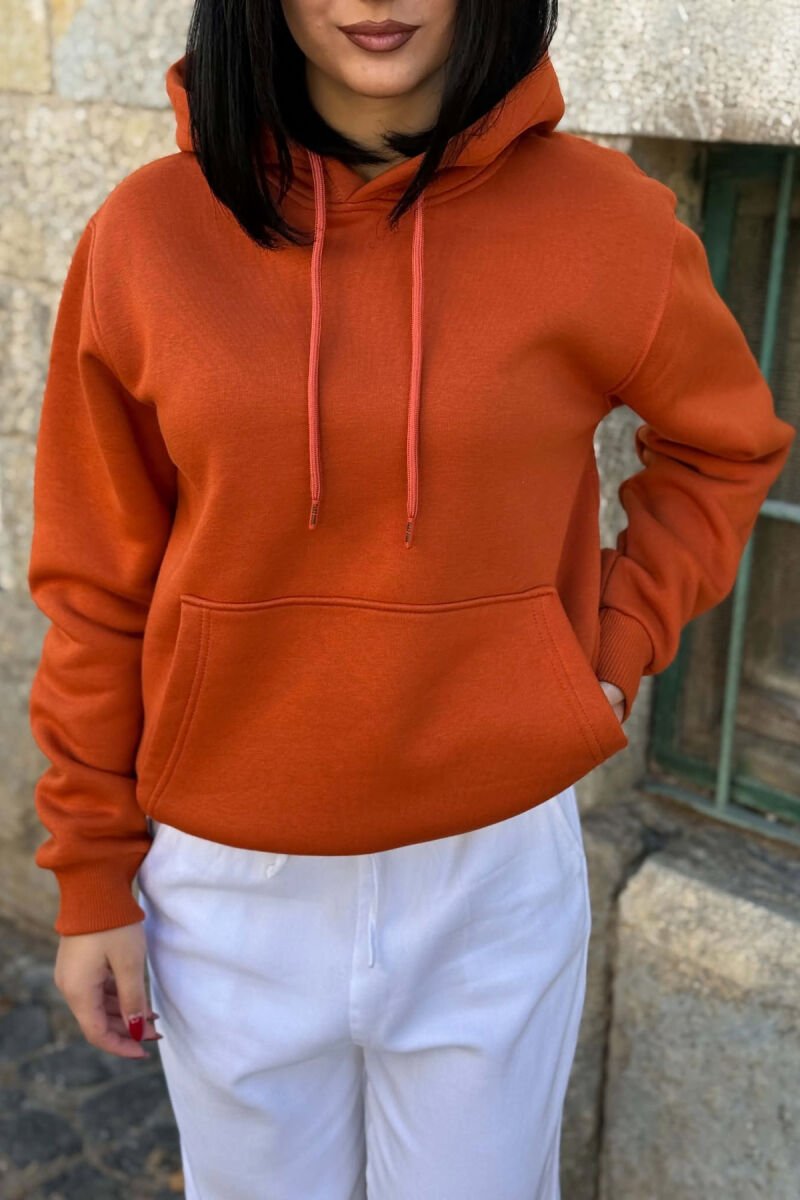 HOODIE NJE NGJYRESHE ME PUSH PER FEMRA NE NGJYRE TULLE - 2