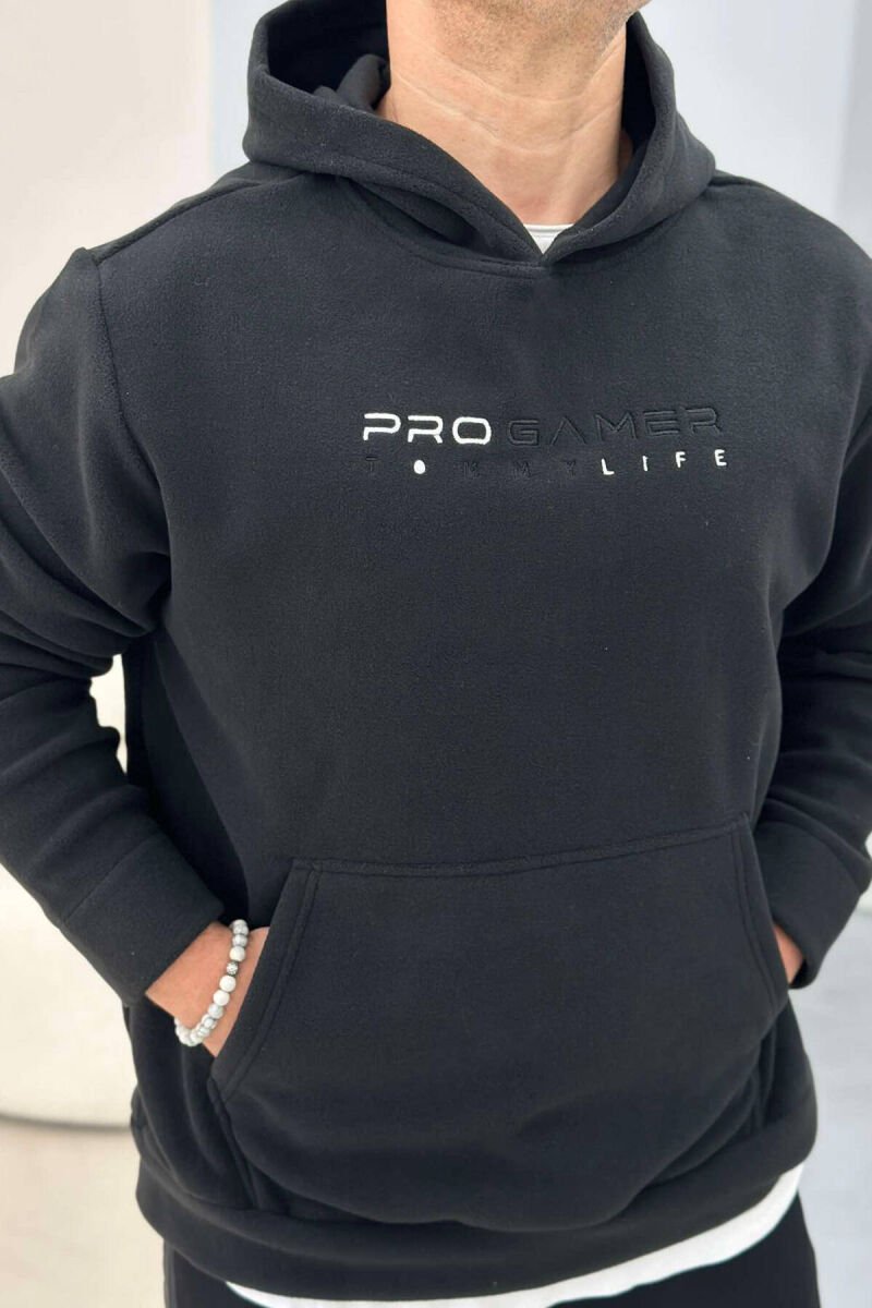 POLAR ONE COLOR MAN HODDIE BLACK/ E ZEZE - 4