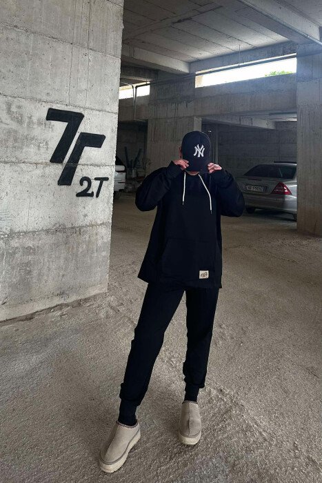 HOODIE+JOGGERS WOMEN SET BLACK/ E ZEZE - 2