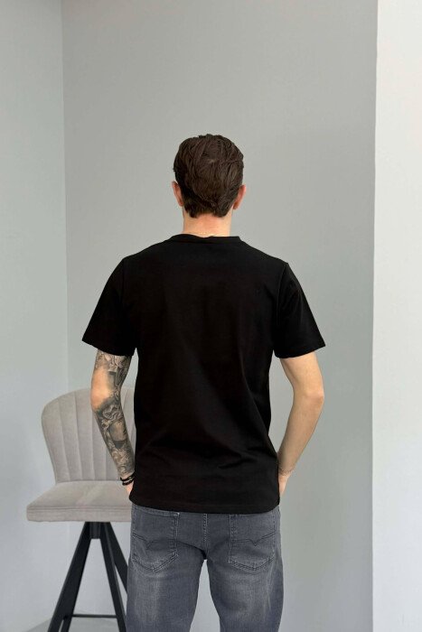 IDEAL AND REALITY WRITTINGS MEN T-SHIRT BLACK/ E ZEZE - 4